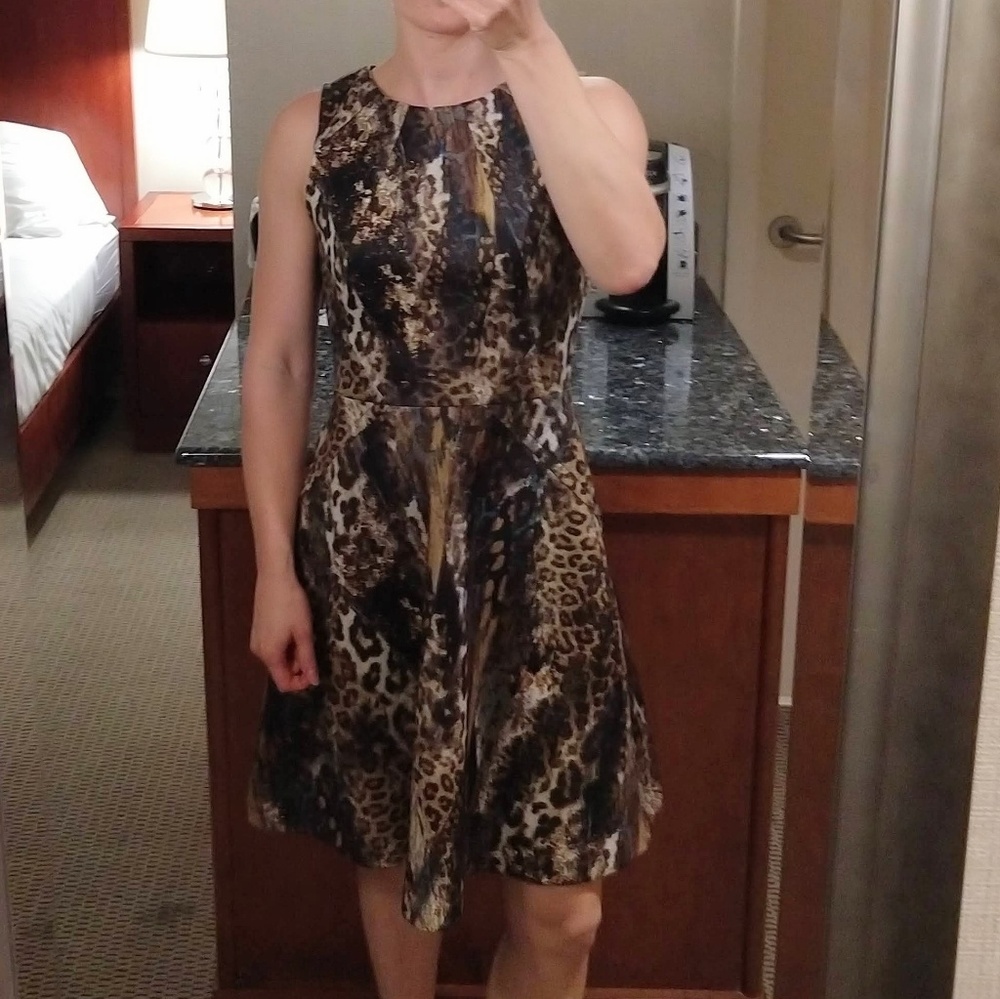 Jennifer lopez leopard dress